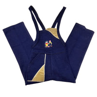 Salopette en maille marine 70's - 3 ans