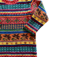 Pull années 90 multicolore - 8 ans