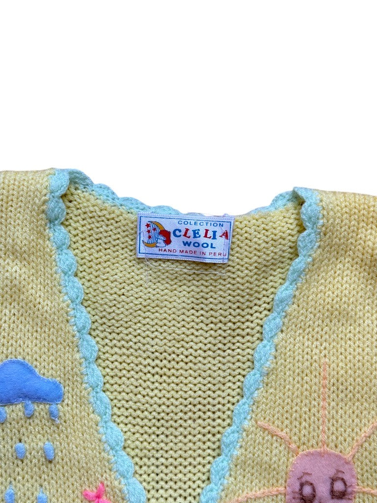 Gilet pastel péruvien - 12/14 ans