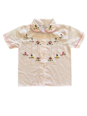 Chemisier brodé péruvien - 18 mois