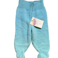 Pantalon tricot bleu - 3 mois