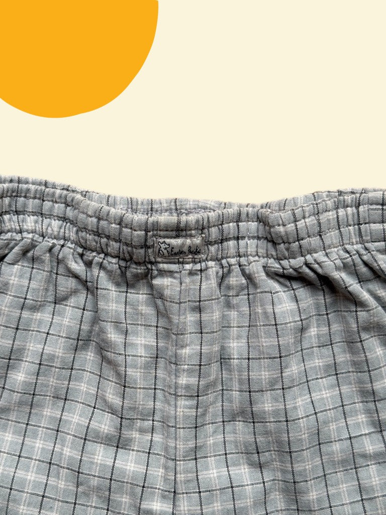 Pantalon carreaux gris - 12/18 mois