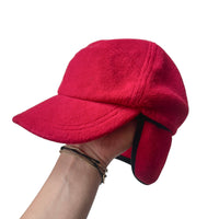 Casquette à rabat rouge - 4/6 ans