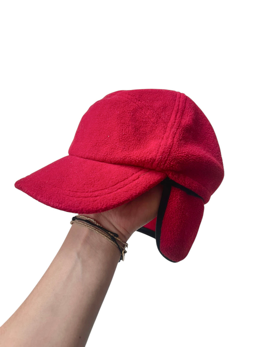 Casquette à rabat rouge - 4/6 ans