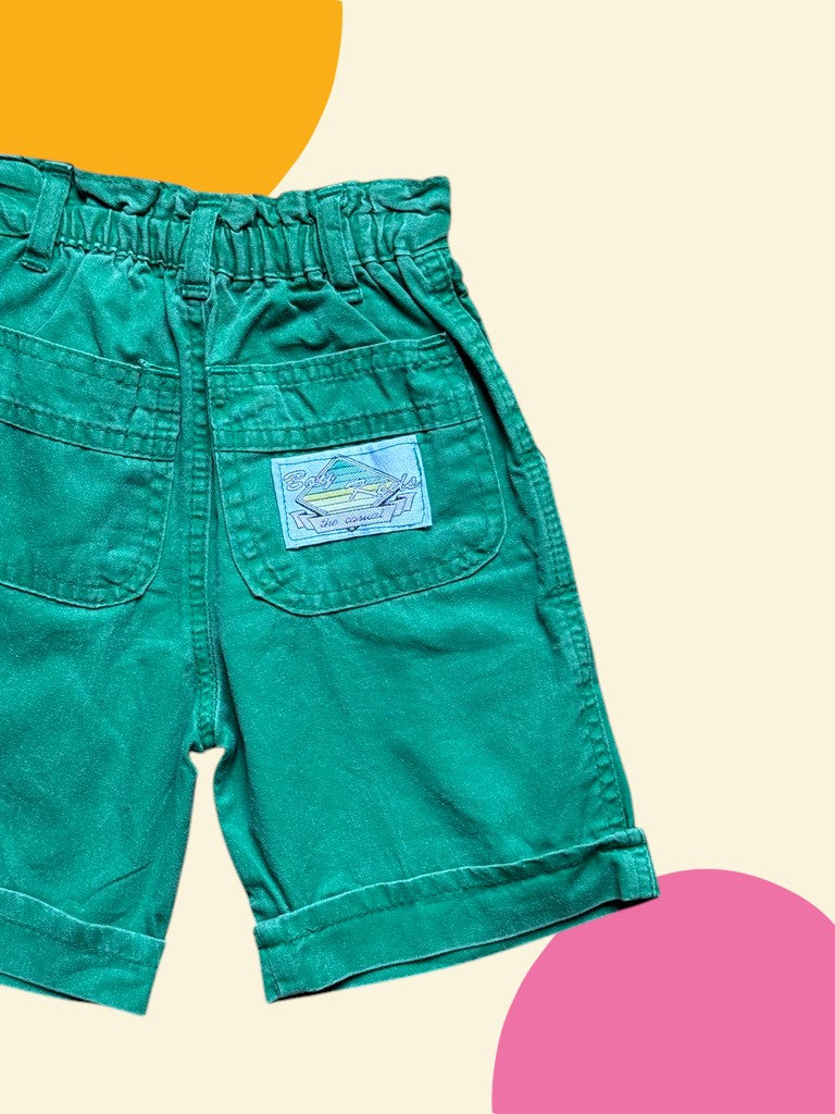 Short coton vert - 3 ans