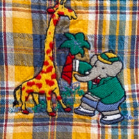 Chemisette carreaux Babar - 5 ans