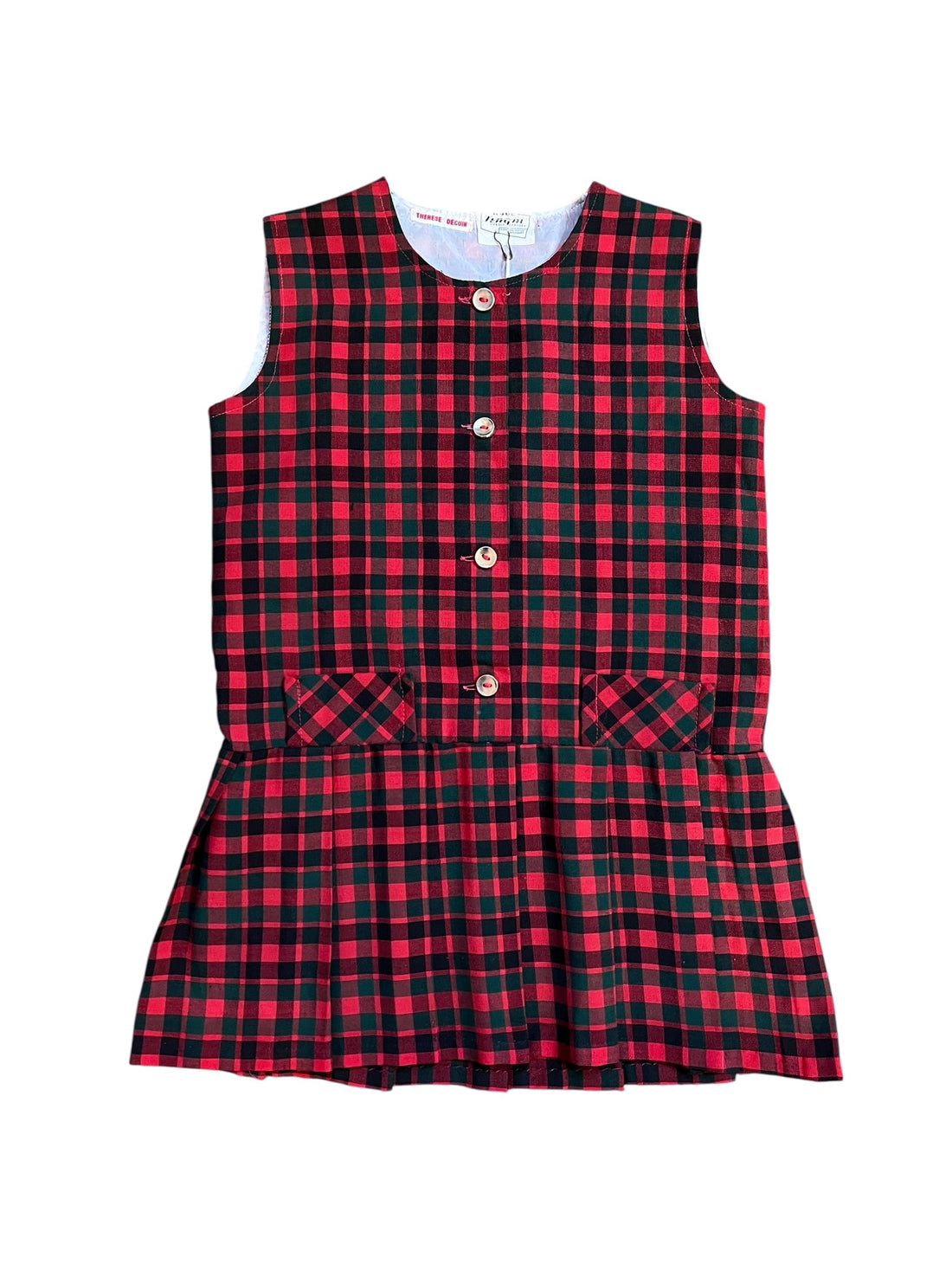 Robe tartan années 60/70 - 6 ans