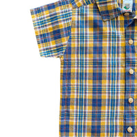 Chemisette carreaux Babar - 5 ans