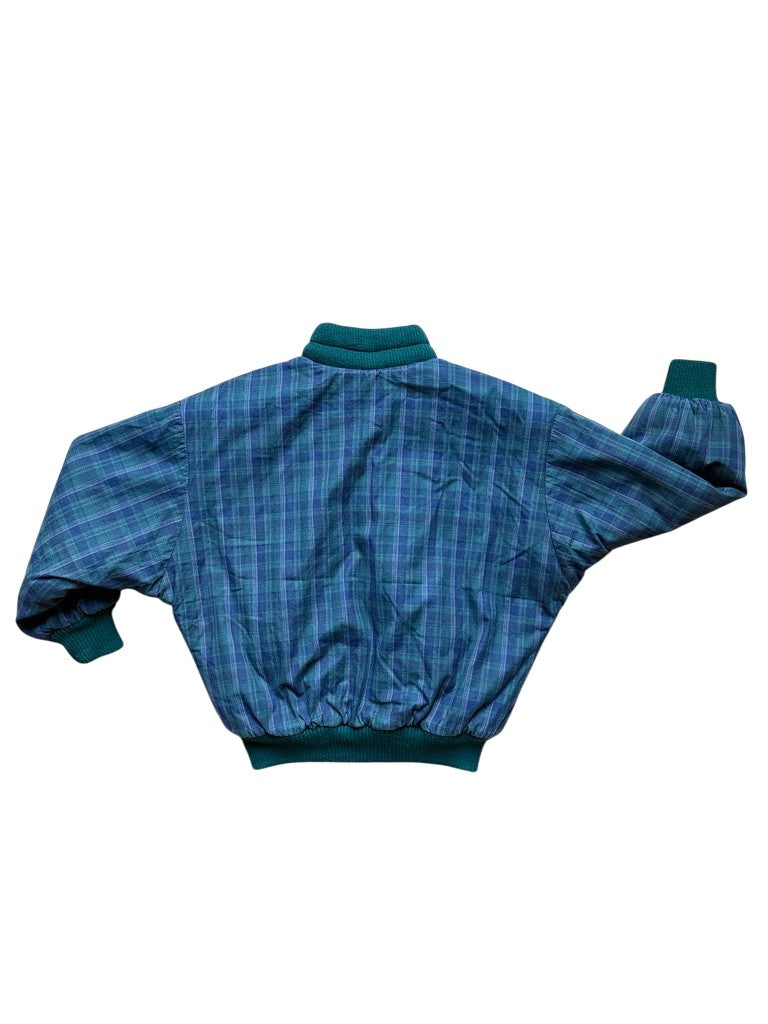 Bomber tartan vert - 8 ans