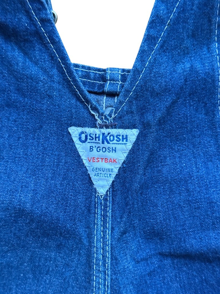 Salopette denim bleue - 24 mois