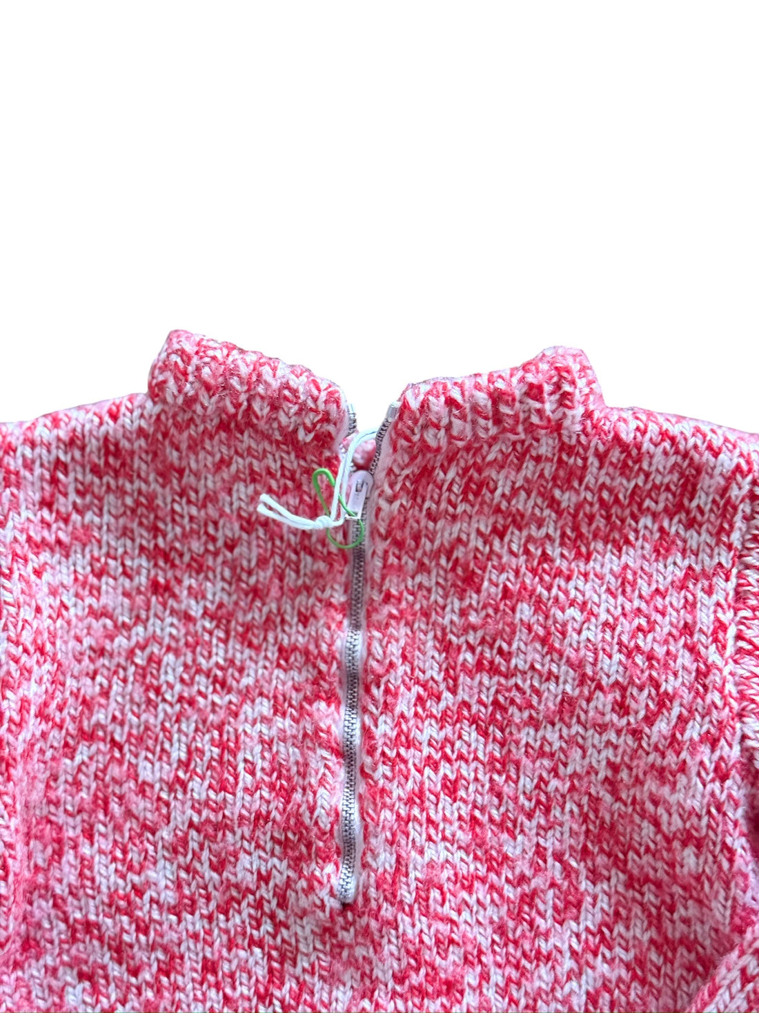 Pull rouge chiné - 6 mois