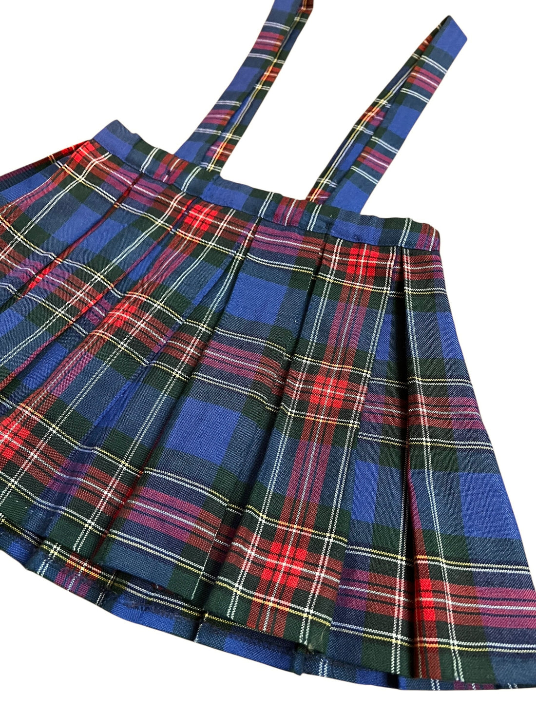 Jupe tartan bretelles - 4/5 ans