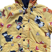 Blouson nounours jaune - 12 mois