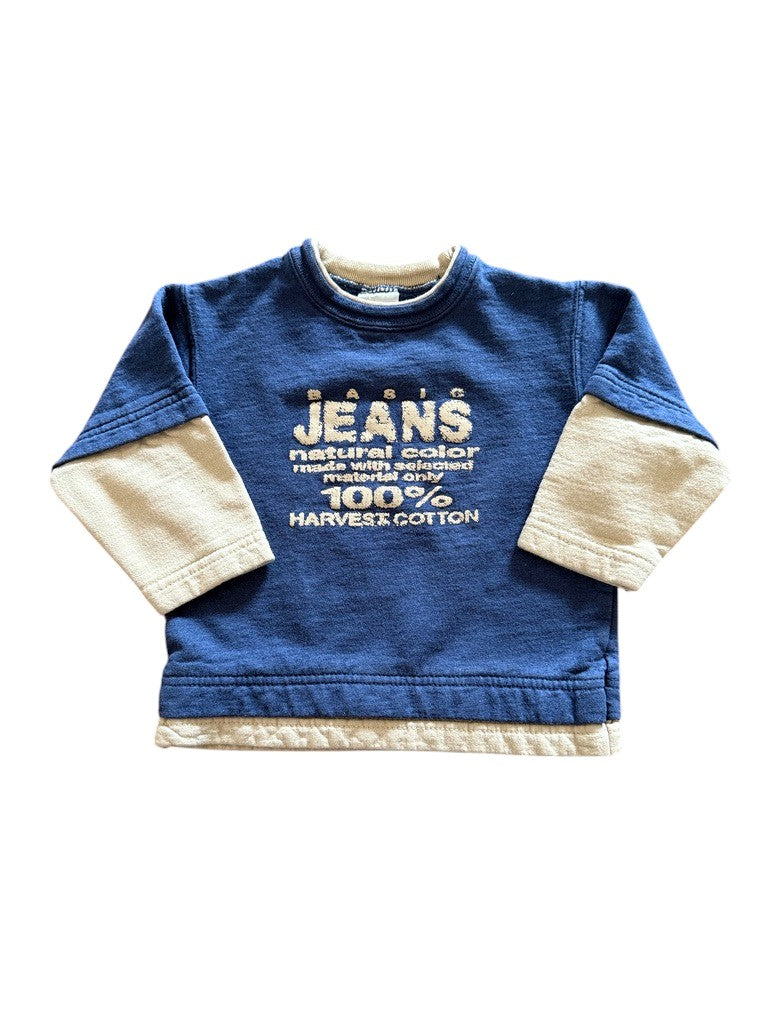 Sweat bicolore sport - 24 mois