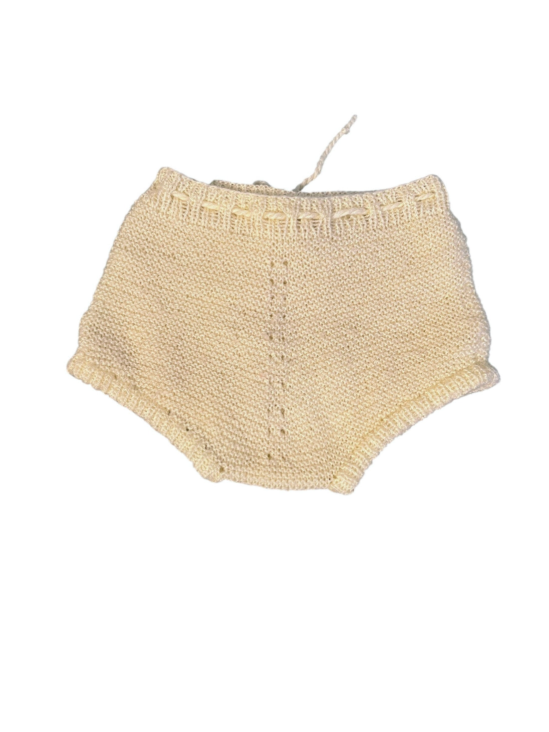 Culotte tricot jaune - 3/6 mois