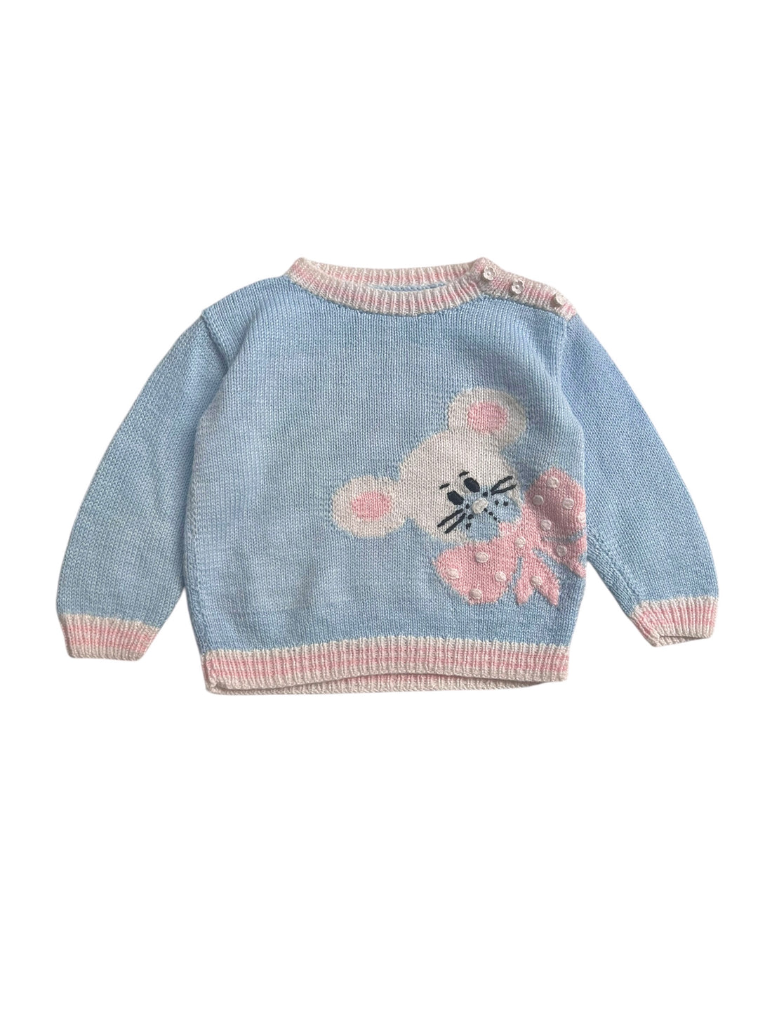 Pull souris pastel - 18/24 mois