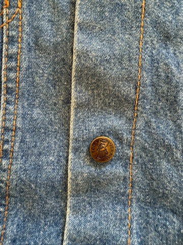 Veste jean sans manches - 6 ans