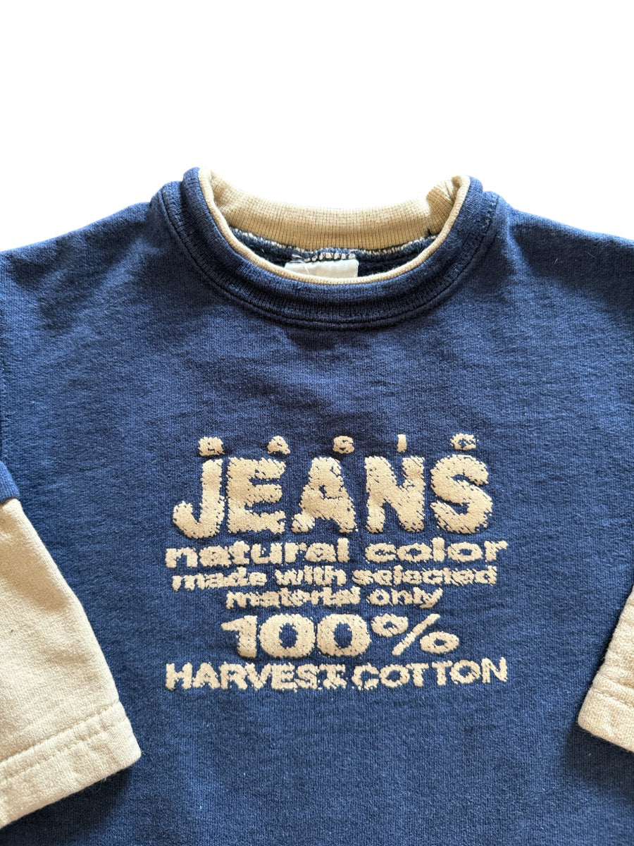 Sweat bicolore sport - 24 mois