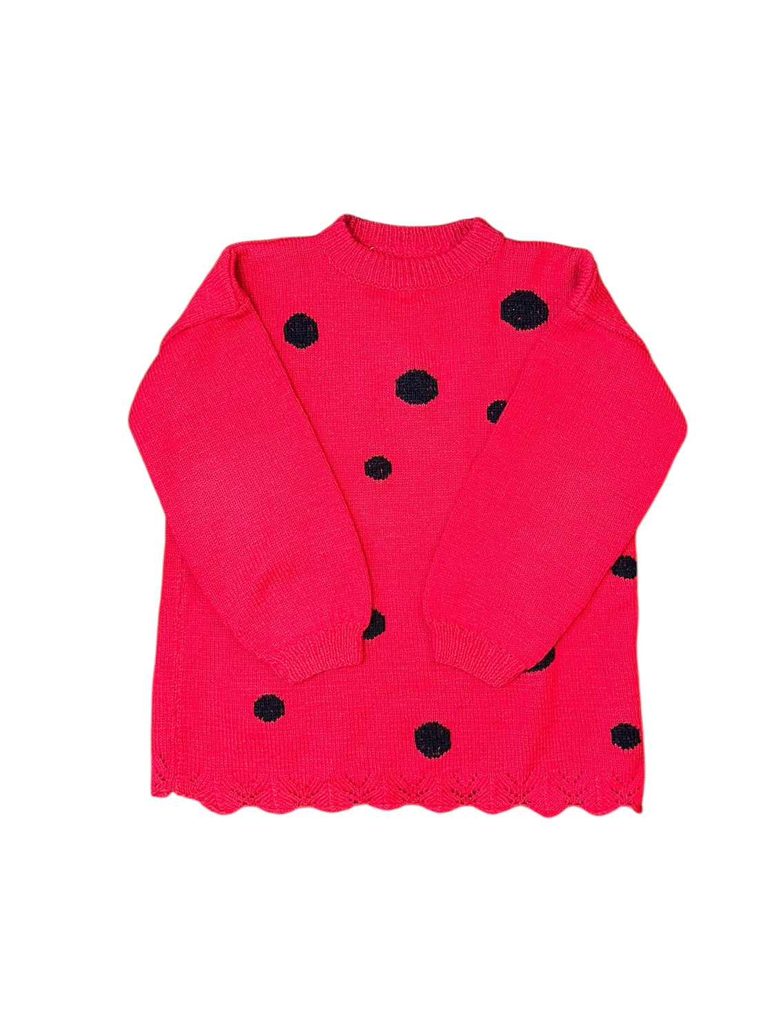 Pull coccinelle rouge - 10 ans