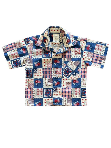 Chemisette patchwork - 24 mois