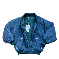 Bomber tartan vert - 8 ans