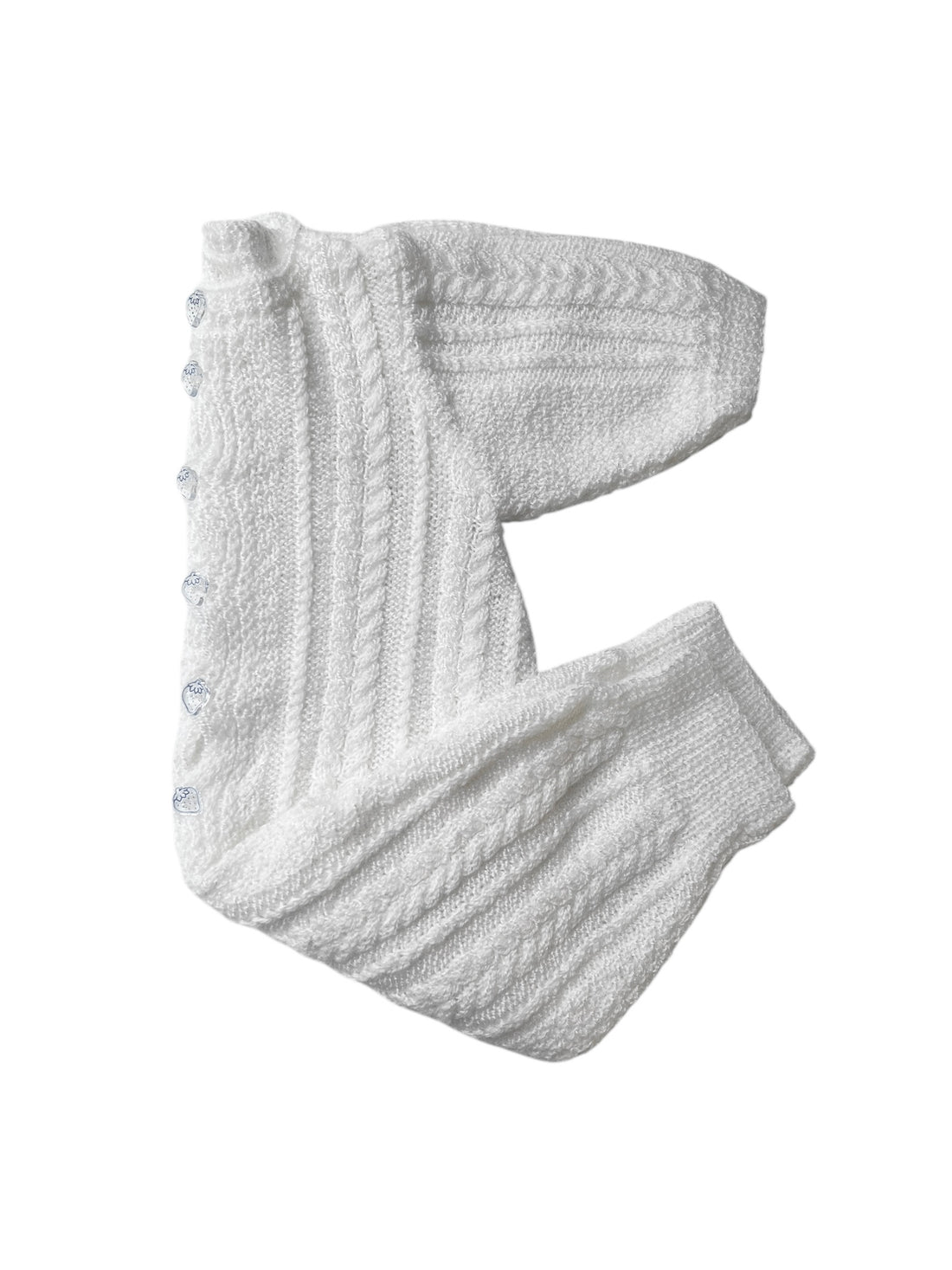 Combinaison tricot torsadée - 6 mois