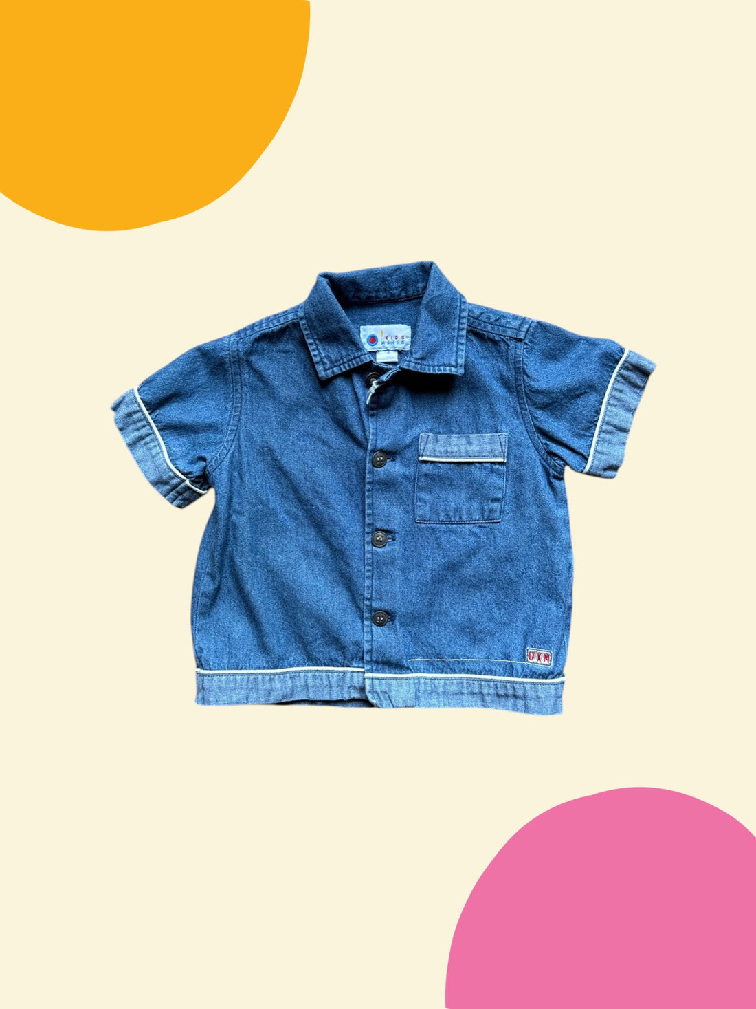 Chemisette jean - 12 mois