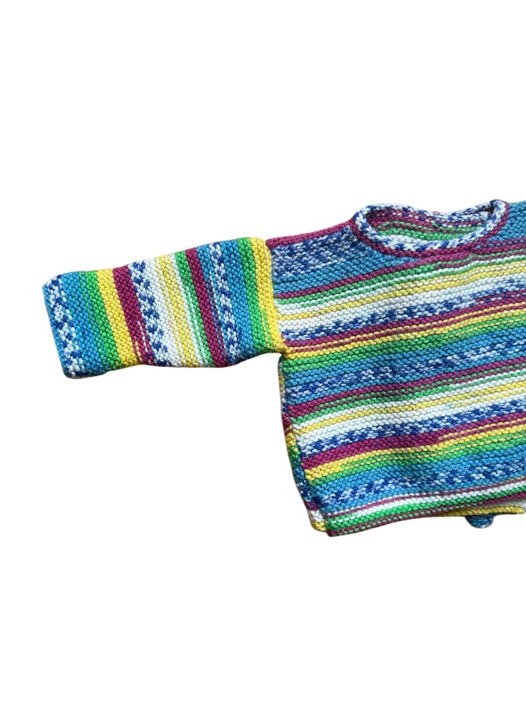 Brassière rayée multicolore - 3 mois