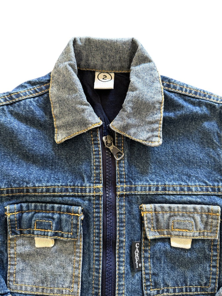 Veste jean zip - 24 mois
