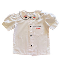 Chemisier brodé matelot - 18 mois