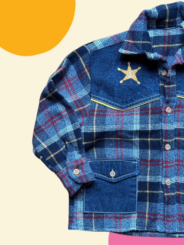 Surchemise bucheron shérif - 4 ans