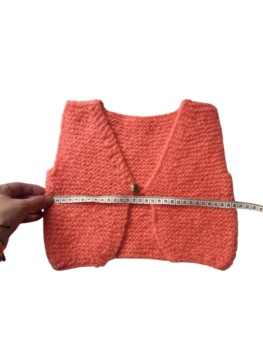 Gilet sans manches orange - 3 ans