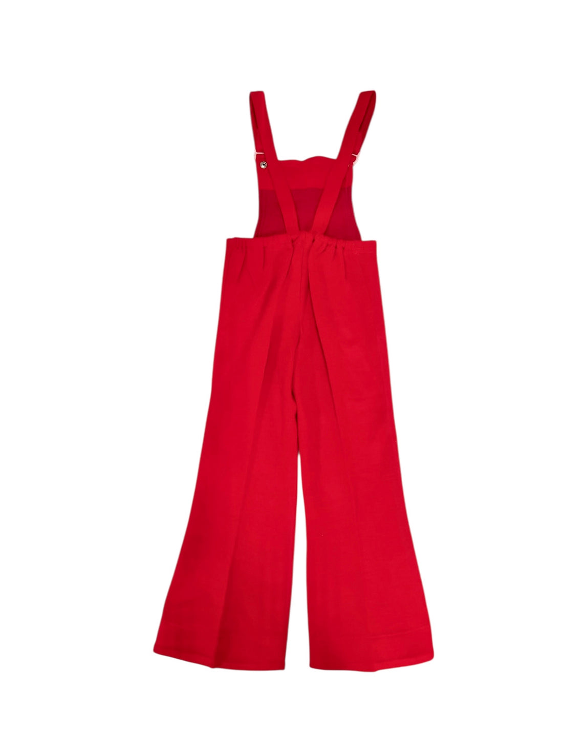 Salopette en maille rouge 70&