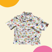 Chemisette imprimé plage cintrée - 24 mois