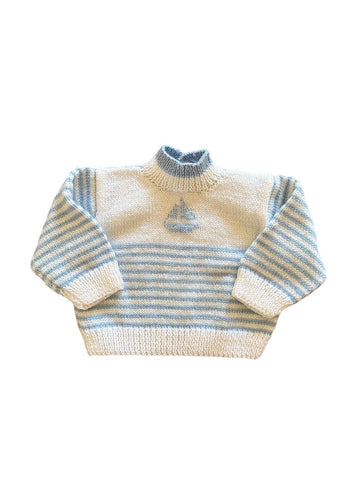 Pull bateau rayé - 12/18 mois