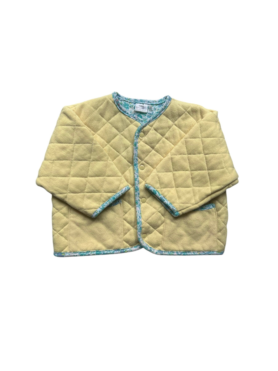 Gilet molletonné jaune - 12/18 mois