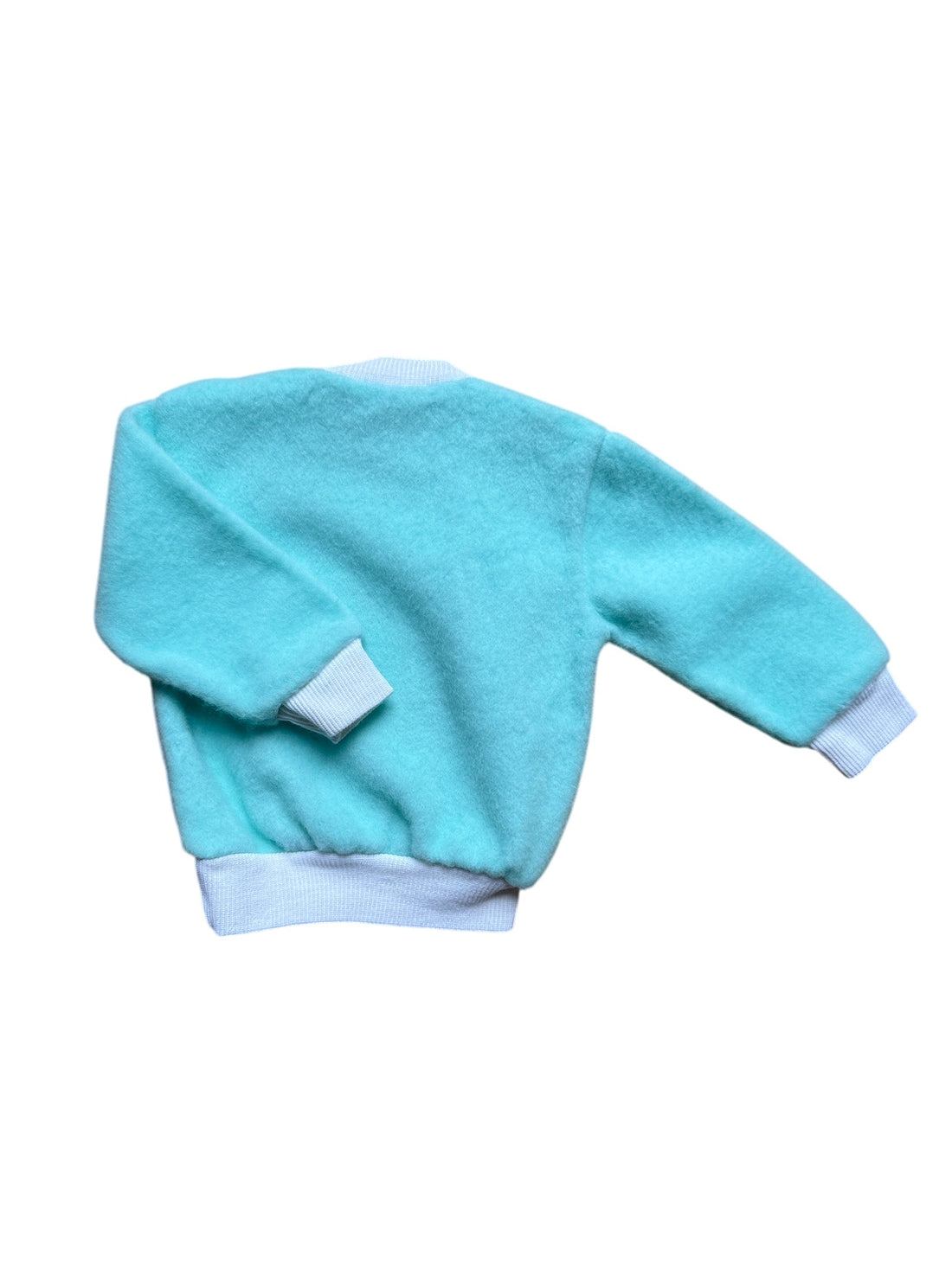 Sweat polaire brodé skieur - 12 mois
