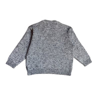 Pull gris chiné damiers - 6 ans