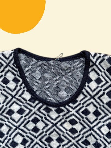 Gilet jacquard sans manches - 4/6 ans