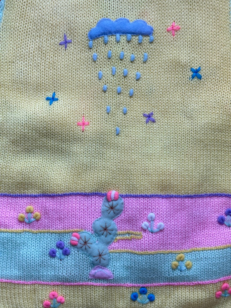 Gilet pastel péruvien - 12/14 ans