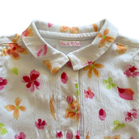 Veste denim fleurie - 8 ans