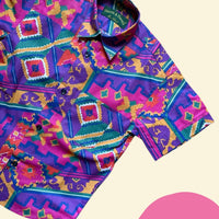 Chemisette 90's colorblock multico - 4 ans