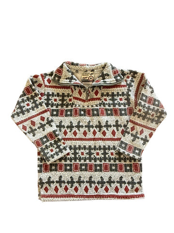 Pull camionneur motifs géométriques - 8 ans