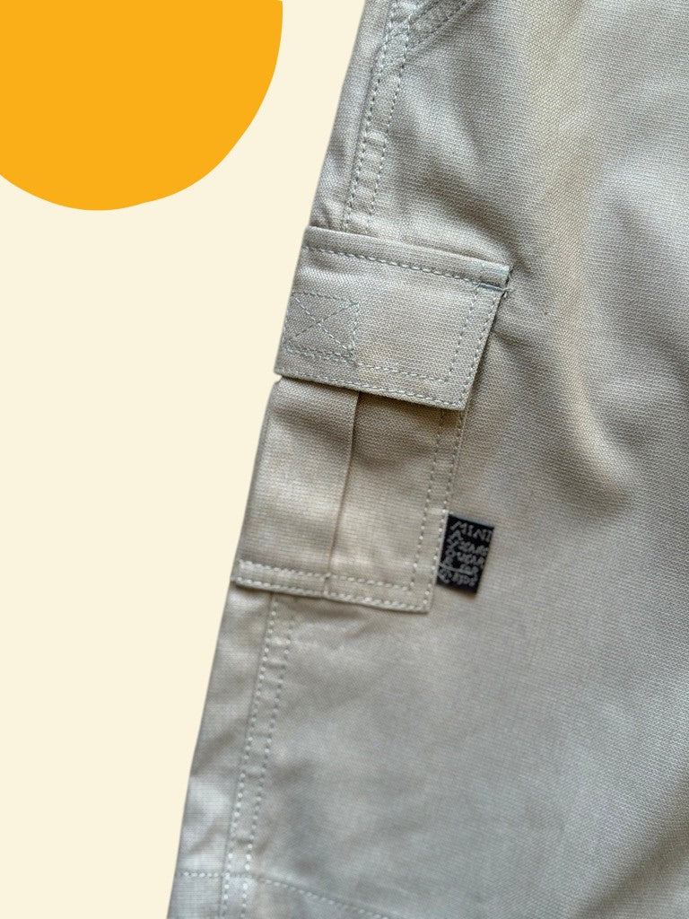 Salopette short marron - 7 ans
