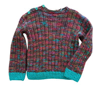 Pull multico près du corps - 6 ans