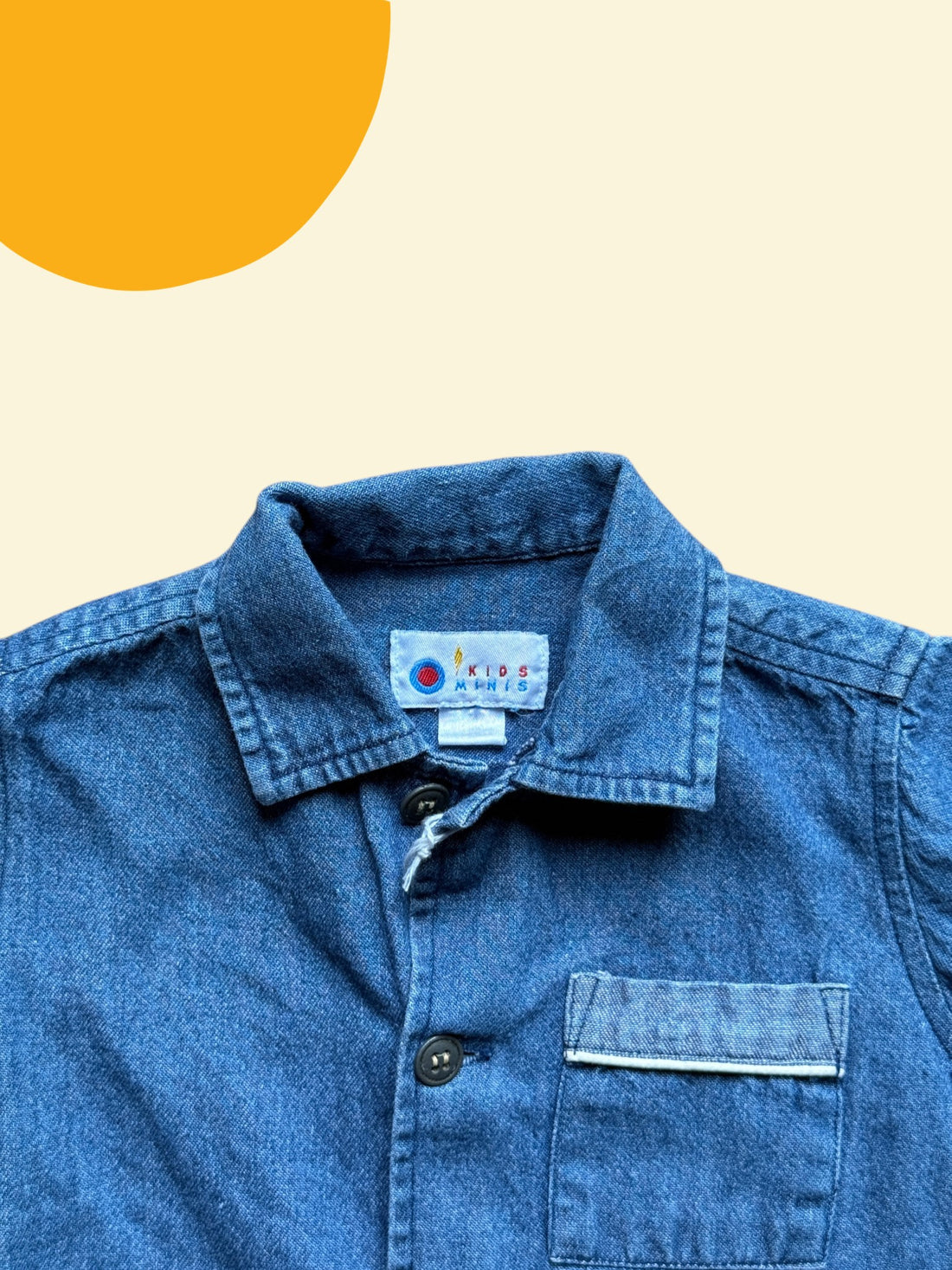 Chemisette jean - 12 mois