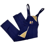 Salopette en maille marine 70's - 3 ans