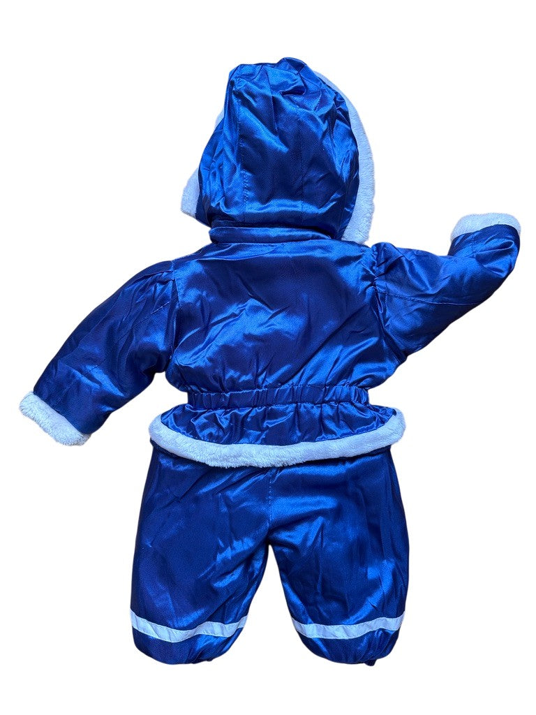 Combi pilote satinée broderies lapins - 3 mois