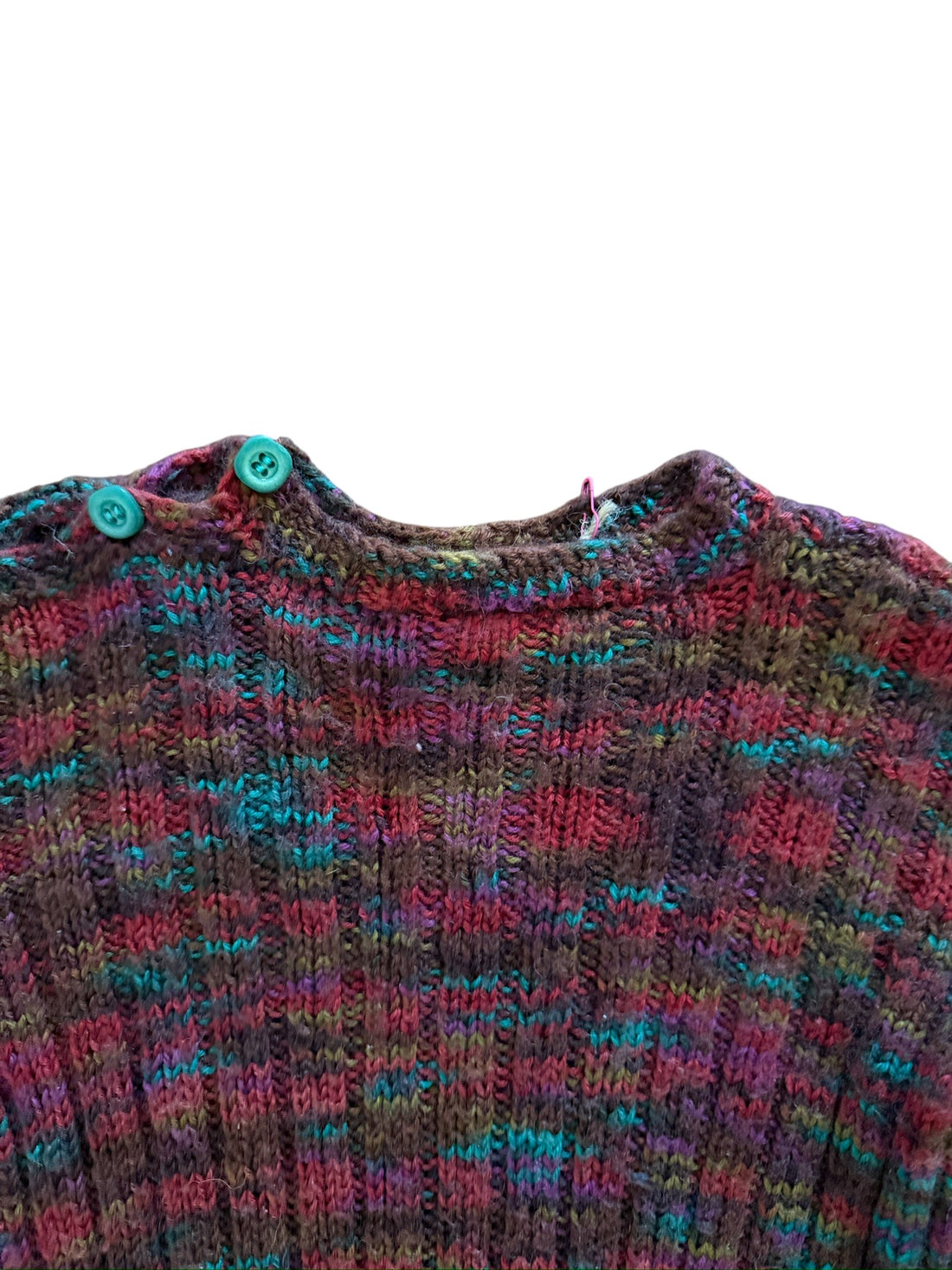 Pull multico près du corps - 6 ans