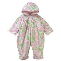 Combi pilote bébé fleuri - 12 mois